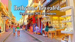 Exploring Rethymno Crete Hidden Gems amp Highlights  September 2023 [upl. by Lleroj643]