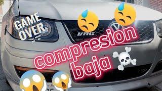 PRUEBA de COMPRESION al MOTOR vw jetta a4 clasico [upl. by Htebzile]