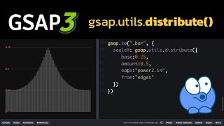 Using GreenSocks distribute utility method GSAP 3 [upl. by Damicke]