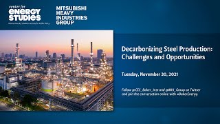 Decarbonizing Steel Production Challenges and Opportunities [upl. by Lustick321]