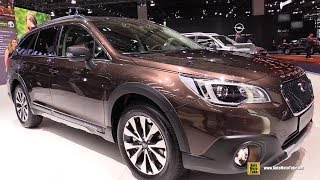 2018 Subaru Outback Sport  Exterior and Interior Walkaround  2017 Frankfurt Auto Show [upl. by Annel]