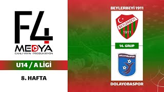 U14 A LİGİ  BEYLERBEYİ 1911 FK  DOLAYOBASPOR  8 HAFTA [upl. by Biondo221]