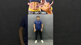 Thighs belly fat workout fatlosejourney motivation fitness sports fitnessmotivation fatlos [upl. by Eenet534]