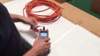 How to test cable length on the Snap Shot™ cable fault finder [upl. by Aibonez]