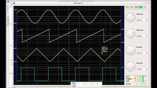 SimulIDE 0415SR1 Oscilloscope [upl. by Aisercal491]