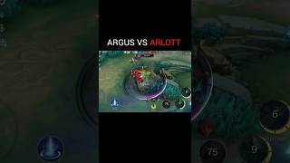 ARGUS VS ARLOTT DEATH BATTLE mobilelegends mlbb shorts [upl. by Judenberg]