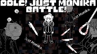 unitaleCYF DDLC Just Monika battle undertale×DDLC fangame [upl. by Godric]