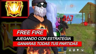 ¡JUEGA COMO UN PRO ESTRATEGIA DE JUGAR COMO EXPERTO EN PARTIDAS DE CLASIFICATORIA FREE FIRE [upl. by Jehu]