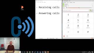 Bria Desktop Answering a Call in Two Ways [upl. by Annehs980]