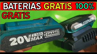 COMO ARREGLAR LAS BATERIAS RECARGABLES GRATIS  TALADROSAMOLADORASPULIDORAS TOOLS PORTATILES [upl. by Ahseinar]