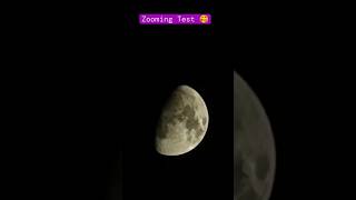 Zooming Test Moon 🌙  realme 12 Pro plus zoom realme trending reels viralvideo moon [upl. by Isdnil]