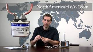 How to Wire a 4 Wire AC Condenser Fan Motor [upl. by Aerdnat]