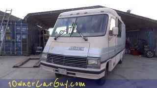 RV Motorhome Airex  Rexhall Fiberglass Coach Video Review 1990 Class A For Sale 3500 [upl. by Collete708]