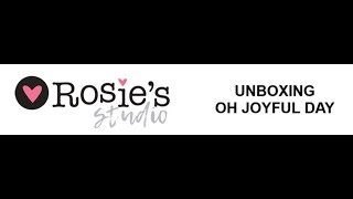 Rosies Studio unboxing rosiesstudio OH JOYFUL DAY [upl. by Artinahs]