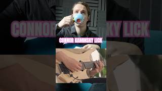 Connor Kaminsky lick guitarshred guitarskills guitartutor guitartabs guitarlesson guitarmusic [upl. by Dnomso]