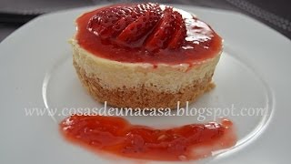 Mini Tartas de Queso o Mini Cheesecake [upl. by Pearman]