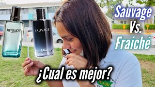 Comparando el perfume original con perfumes fraiché Sauvage de Dior [upl. by Aisenat951]