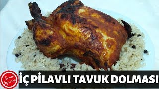 İç Pilavlı Tavuk Dolması TarifiFırın Yemekleri [upl. by Niabi191]