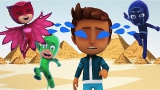 PJ Masks Catboy Crying Night Ninja Took Catboys Camera Owlette and Gekko Save Him Funny Story [upl. by Elena]