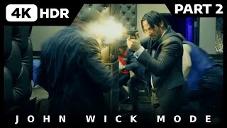 The Red Circle Fight Scene  John Wick  Chapter 1  PART 2 4K HDR [upl. by Ruon]