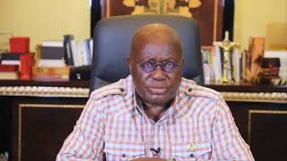 Video Ghana President AkufoAddos 2023 Christmas Message 🎄 🇬🇭 Afihyiapà [upl. by Haily602]