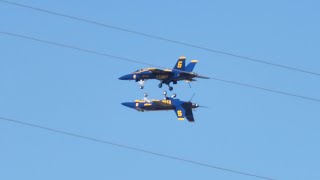 Barksdale AFB Air Show Blue Angels crazy trick [upl. by Aynat]