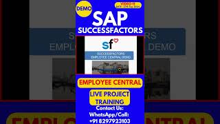 SAP SuccessFactors Employee Central Training 11 27th Sep 2024sapsuccessfactorstrainingsaptrainings [upl. by Inaboy]