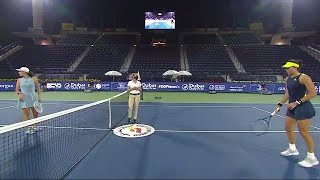 Iga Swiatek vs Garbine Muguruza  2021 Dubai Round 3  WTA Match Highlights [upl. by Brigit]