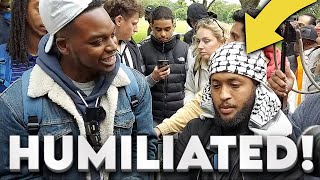 Sirajs CAREER ENDING Debate VS GodLogic At Speakers Corner  What Is The Injil [upl. by Amsirac654]