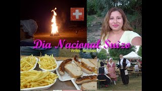 FIESTA NACIONAL SUIZA COMO CELEBRARON los SUIZOS EL 1 de AGOSTO saludosPeruana en SUIZA VLOGS [upl. by Ahsiket]