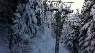 Borovets Ski Center Lift Sitnyakovo Express [upl. by Nylauqcaj436]