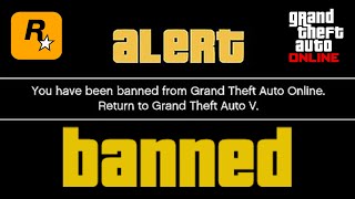 ROCKSTAR IS BANNING PLAYERS RIGHT NOW IN GTA ONLINE [upl. by Kcirdaed524]