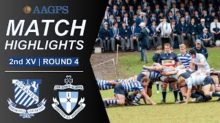 Riverview vs Kings  AAGPS Round 4 2024  2nd XV Highlights [upl. by Sukin]