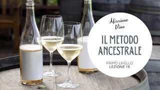 Lezione 15 Cosa significa quotmetodo ancestralequot  I primi vini effervescenti [upl. by Nonnelg]