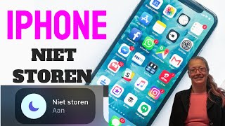 Iphone Hulp iPhone Niet Storen [upl. by Namharludba958]