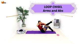 Arms and Abs Mat Pilates Barre Workout  BARLATES BODY BLITZ Loop Chisel Arms and Abs [upl. by Berkly]