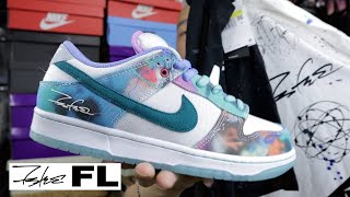 廣東話字幕Futura tee超大件！我居然著‘S細碼！ Futura Laboratories FL x Nike SB Dunk Low 2024 GOAT開箱Unboxing [upl. by Sterne]