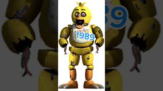 Evolution of classic chica fnaf capcut fnafedit fnac fnafar fnafmovie fivenightsatfreddy [upl. by Airdnazxela]