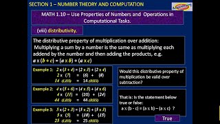 MATH110 Properties of Numbers and Operations in Computational Tasks [upl. by Chuah]