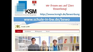 KSM  Bewerbung Online  BewO [upl. by Nai]