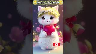 😂Funny cat dance😂 cat lover funny dancefunny videoshort videoYouTube subscribeviral video [upl. by Adnoved]