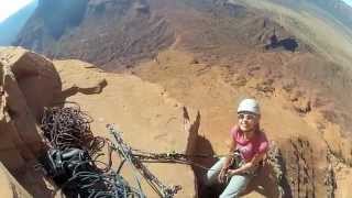 Castleton Tower guided rock climbing KorIngalls Windgate Adventures Moab Utah [upl. by Aminta]