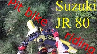 PIT BIKE RIDING Suzuki Jr 80 [upl. by Lauri]