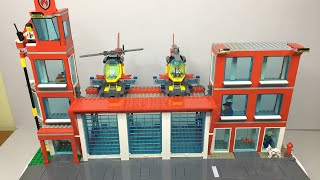 Lego City 60320 Fire Station MOC Review [upl. by Gnos]