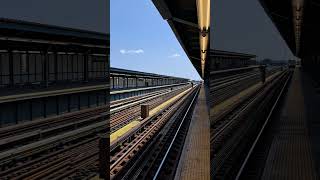 Lefferts Boulevard Bound R46 A train entering and leaving 88th Street [upl. by Keiko]