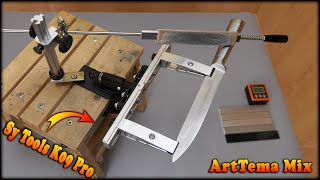 Upgraded Knife sharpener Sy Tools K09 Aliexpress  Sharpening cheap kitchen knife with Aliexpress [upl. by Esau911]