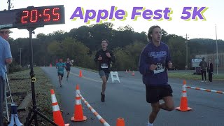 Apple Festival 5K Finish Line Video 2024 [upl. by Dyal]