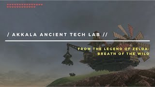 Akkala Ancient Tech Lab  Gaming Ambience  The Legend of Zelda Breath of the Wild [upl. by Yenaled]