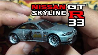 Nissan Skyline GTR R33 Hot Wheels Custom custom nissanskyliner33 hotwheelscustoms [upl. by Iak]