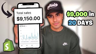 How I Made 9000 in 20 Days Dropshipping With NO MONEY [upl. by Ailliw631]